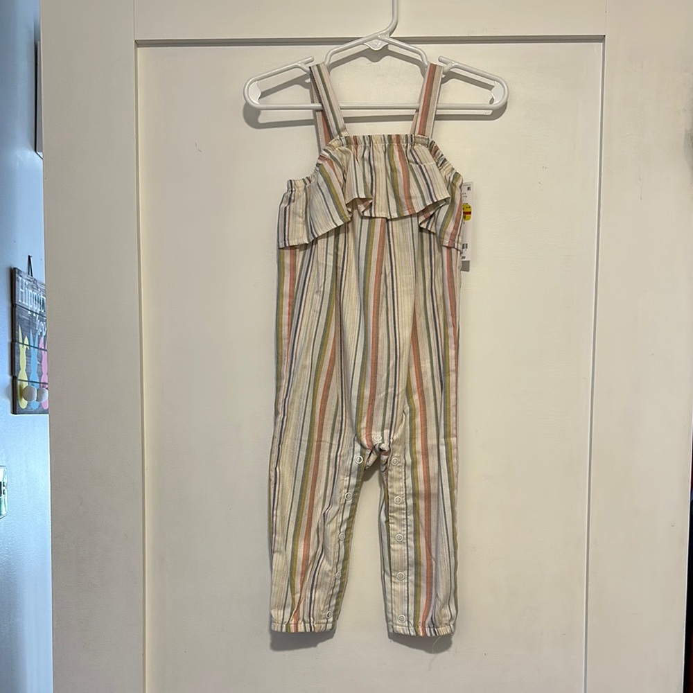 Striped Kids Jumpsuit